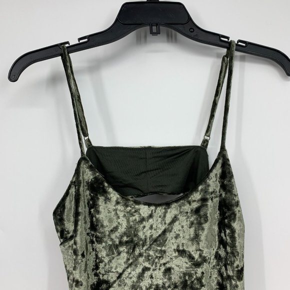 Revolve NBD Dress Kate Crushed Velvet Sleeveless Mini Open Back - Picture 3 of 10
